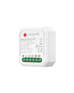 Modulo interruptor on/off wifi 2,4ghz 2300w energeeks