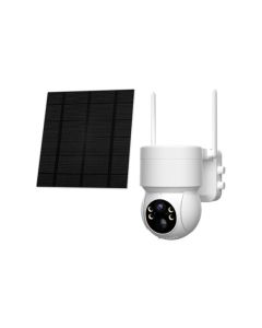 Camara wifi exterior motorizada panel solar atlas 2,4ghz 3mp energeeks