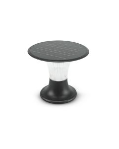 Aplique led solar goliat sobremuro 2200 lm c/sensor presencia hasta 80m2 y 15h ip65 3000k 4000k garza