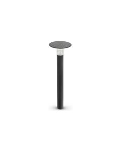 Aplique led solar goliat columna 2200 lm c/sensor presencia hasta 80m2 y 15h ip65 3000k 4000k garza