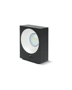 Aplique led solar onix 1000 lm sensor crep. 30h ip65 d/movimiento 4000k 120º bateria reemp. 35m2 garza