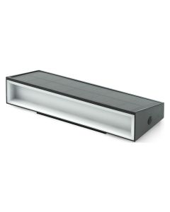 Aplique led solar veta 700lm sensor crep. 26h ip44 4000k 60º luz decorativa garza