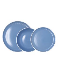 Vajilla ceramica 12 pzs moana bidasoa azul adi