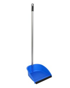 Recogedor con palo perfil goma azul maya 23020382