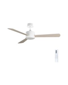 Ventilador de techo espe blanco/madera ø122cm 30w arteconfort