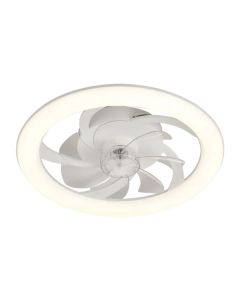Ventilador de techo con plafon turbo air blanco 20w ø50cm dupi