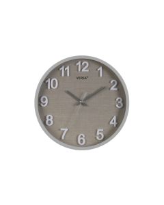 Reloj pared redondo vesta gris 30cm versa