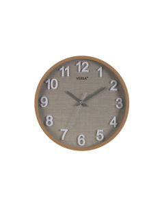 Reloj pared redondo vesta madera 30cm versa