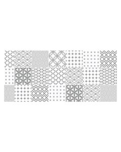 Alfombra vinilica estampada patch textil 50x110cm stor planet