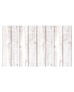 Alfombra vinilica estampada madera blanca 45x75cm stor planet