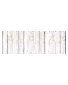 Alfombra vinilica estampada madera blanca 50x140cm stor planet