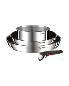 Sarten+cazo desmontable ingenio set 3uds 16-22-26cm tefal