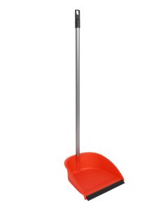 Recogedor con palo perfil goma rojo maya 23021162