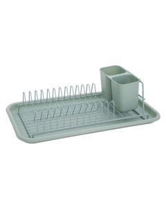 Escurreplatos plegable verde menta