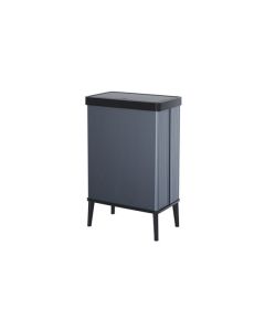 Cubo rectangular iml con patas verto 54l azul petroleo curver