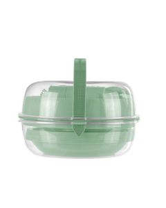 Vajilla camping set 33 piezas verde menta curver