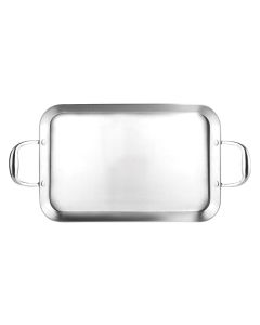 Grill rectangular triply natural 38x25cm ibili