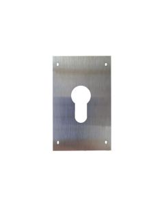 Placa cerradura boca pera 60x80mm inox satinada m-51/6080p clovan