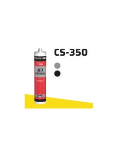 Silicona alta temperatura cs-350 290 ml negro quiadsa