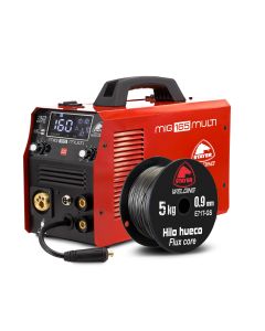 Grupo soldar mig 165 multi + regalo bobina hilo hueco 5kg