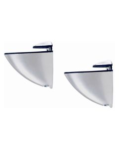 Soporte estante microclip blanco 2uds fepre