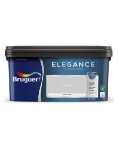 Pintura plastica interior monocapa elegance mate 4 l neutros atemporales gris pluma bruguer