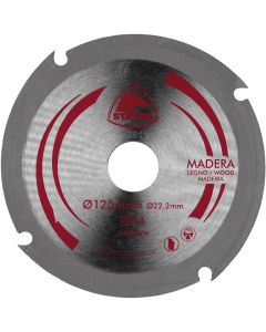Disco corte madera hss 125x2x22.2 z4 widia