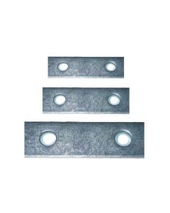 Placa cartela acero cincado 50x17mm 200uds micel