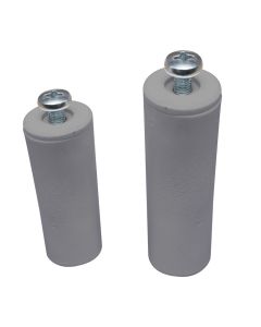 Tope persiana 40mm gris 25uds micel