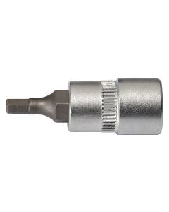 Llave vaso 1/4 punta hexagonal 05mm tecwerk