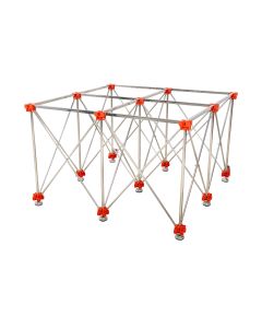 Mesa trabajo retractil 120x120cm rubi