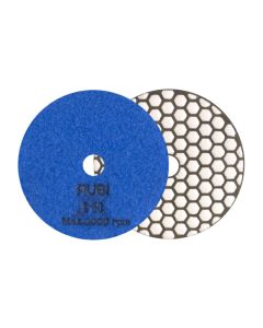 Disco pulido flexible diamantado seco ø 100 mm gr.50 rubi