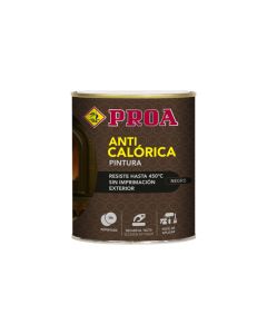 Pintura anticalorica 250 ml negro proa