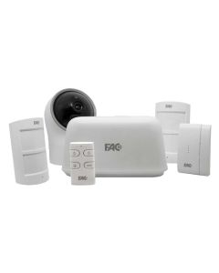 Alarma wifi fac camara 360º+centralita 1 sensor puerta/ventana+2 de movimiento+mando