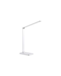 Flexo led con bateria attom 5w blanco 610lm cct dimable carga usb cristalrecord