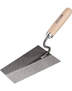 Paleta albañil m/madera soldada acero cuello en s 180x125mm tecwerk