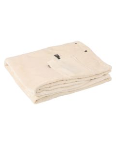 Manta termica inalambrica 150x80cm crema tristar