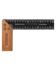Escuadra carpintero cortainglete madera-inox 300mm tecwerk