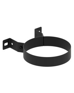 Abrazadera tubo estufa atornillable acero lacado mate anticalorico ø100 mm 300º exojo