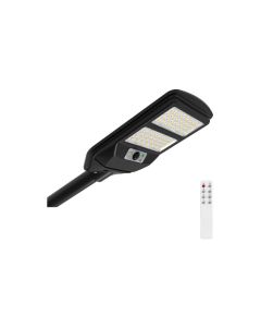 Farola solar industrial negro sensor pir 8w 700lm 6500k ip54 arteconfort