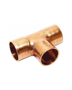 Te cobre hembra 5130 ø 22 mm 10 uds sth