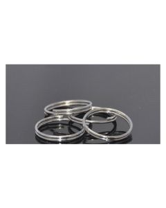 Anilla llavero enganche 100 uds 18 mm acero inox coluadis