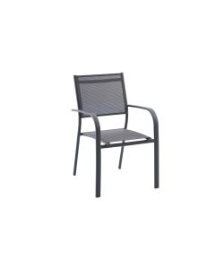 Sillon aluminio textilene 4x4 antracita import