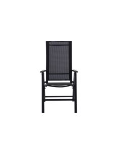 Sillon posiciones aluminio textilene 4x4 negro import