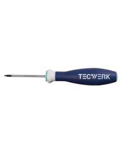Destornillador torx m/multicomponente t20x100mm tecwerk
