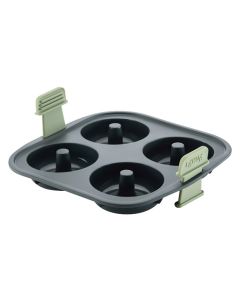 Molde donuts freidora de arie 4 cavidades gris 20x20x5,6cm lekue