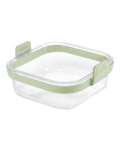 Cesta cuadrada de vidrio freidora aire 19x17,5x9,4cm lekue