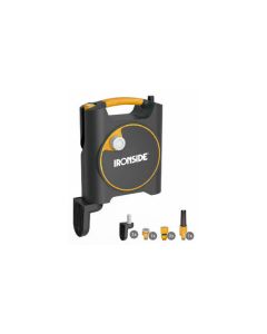 Enrollador manguera mini con manguera 10m, 266 x 148 x 440 mm ironside garden