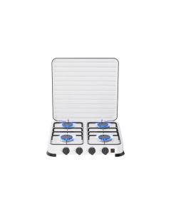 Cocina camping gas con tapa 4 fuegos ambit
