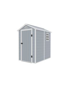 Caseta resina serie ave con suelo 2,57m² 134x192x204cm natuur
